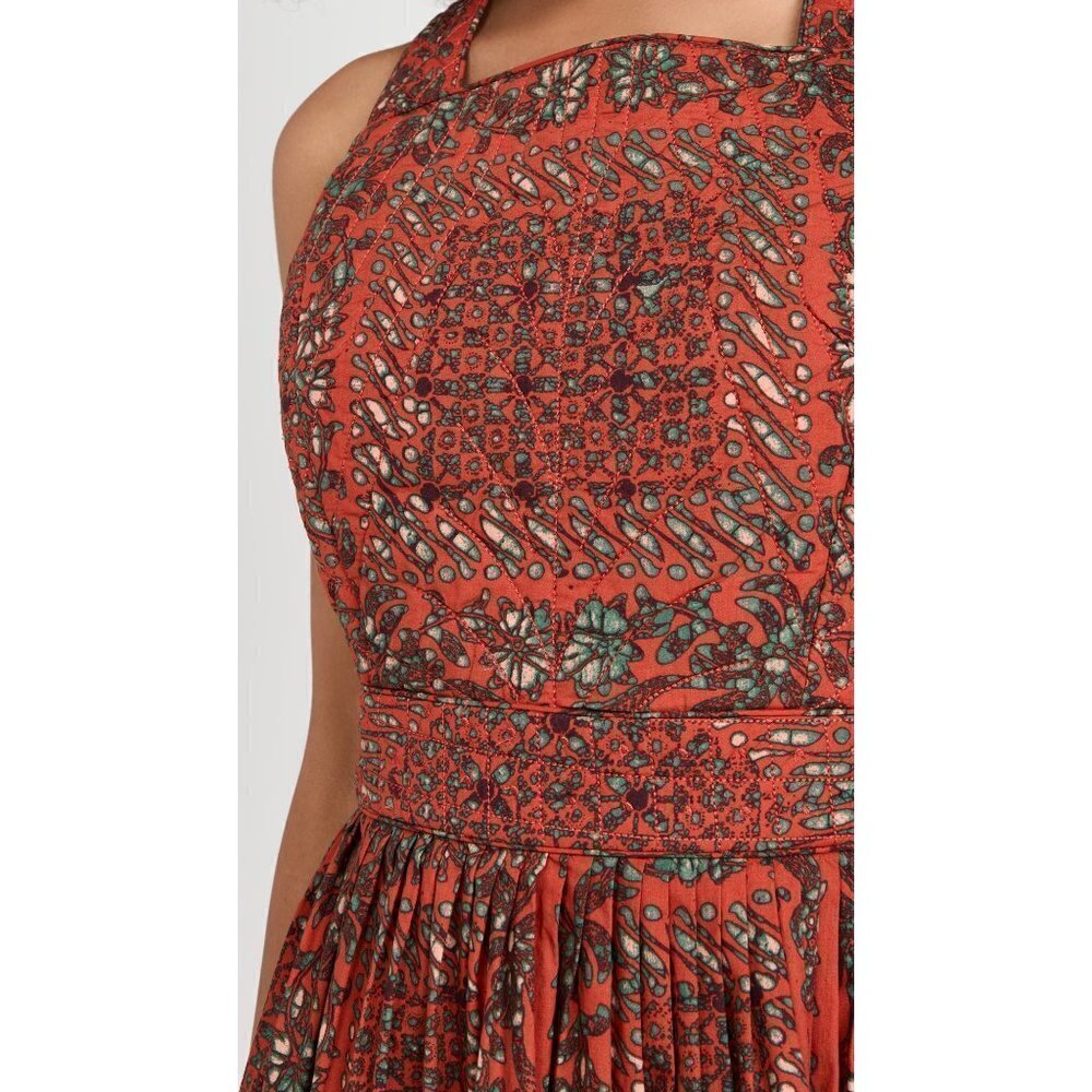 Ulla Johnson Kerani Dress Poplin Cotton ~ Clementine Floral Print 12 Nwt — image 6 of 8